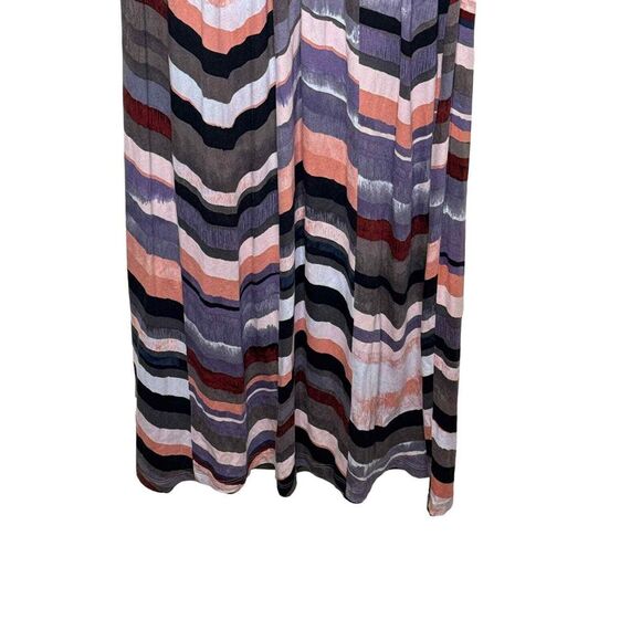 Anthropologie Maeve Women's  Maxi Dress Chevron Striped Lined Knit StretchXS - Picture 11 of 12